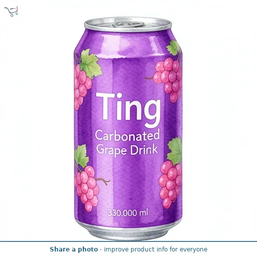Ting Carbonated Grapefruit Juice Drink 330ml
