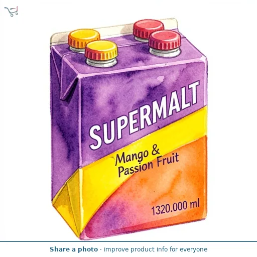 Supermalt Mango & Passion Fruit