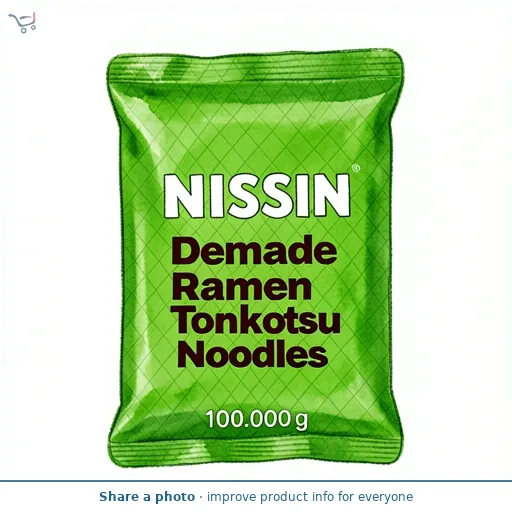 Nissin Demade Ramen Tonkotsu Noodles
