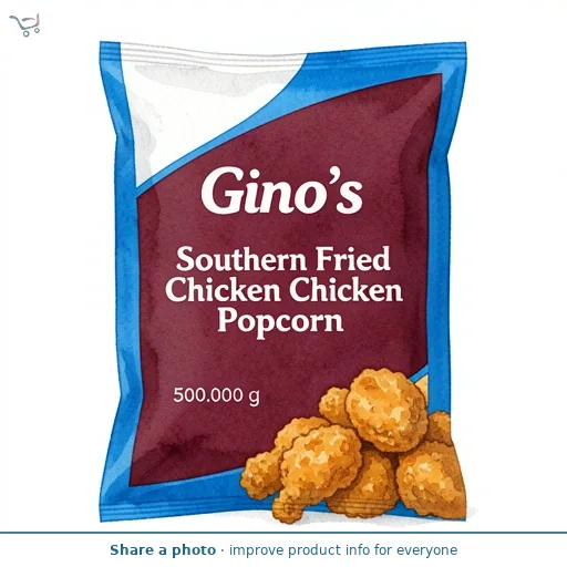 Gino's Southern Fried Chicken Popcorn 500g