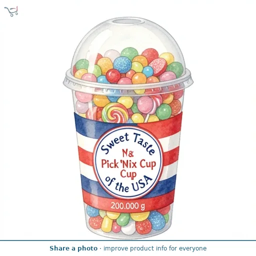 Sweet Taste Of The USA Pick 'N' Mix Cup