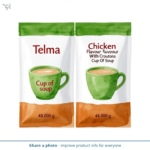 Telma Chicken Flavoured Soup with Croutons 48g