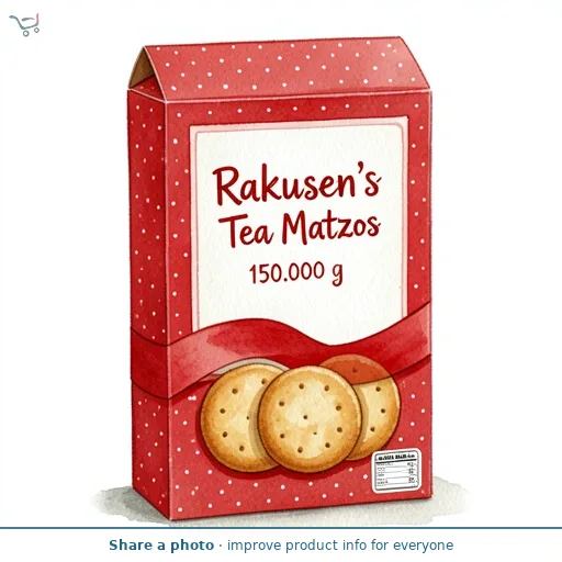 Rakusens Tea Matzos 
