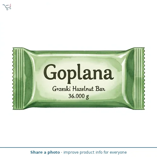 Goplana Grzeski Hazelnut Bar   36g