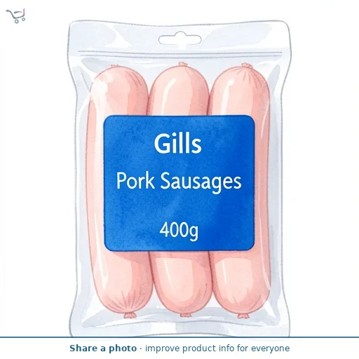 Gills Pork Sausages 400g