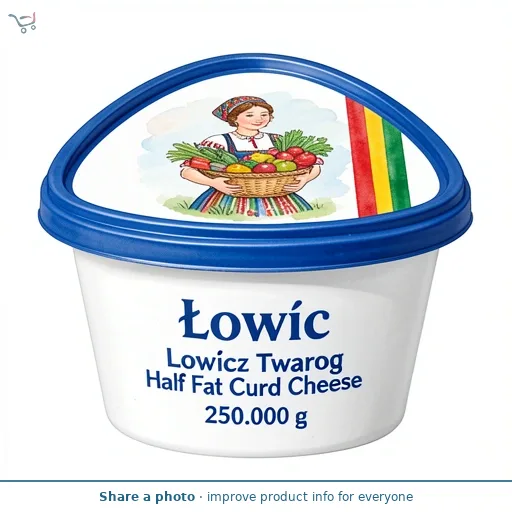 Lowicz Twarog Half Fat Curd Cheese 