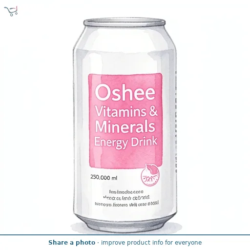 Oshee Vitamins & Minerals Energy Drink