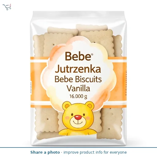 Jutrzenka Bebe Biscuits Vanilla 