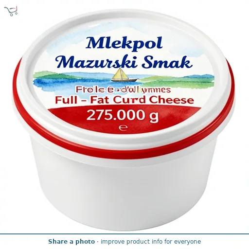 Mlekpol Mazurski Smak Full - Fat Curd Cheese