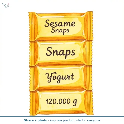 Sesame Snaps with Yogurt