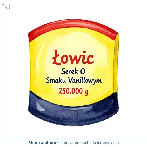 Lowicz Serek O Smaku Wanillowym