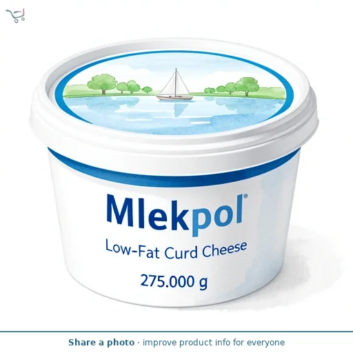 Mlekpol Low-Fat Curd Cheese 275g