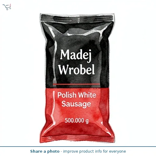 Madej Wrobel Polish White Sausage Map 500g
