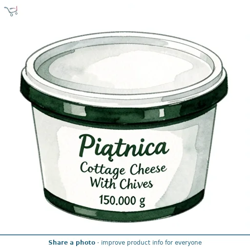 Piatnica Cottage Cheese With Chives 150g