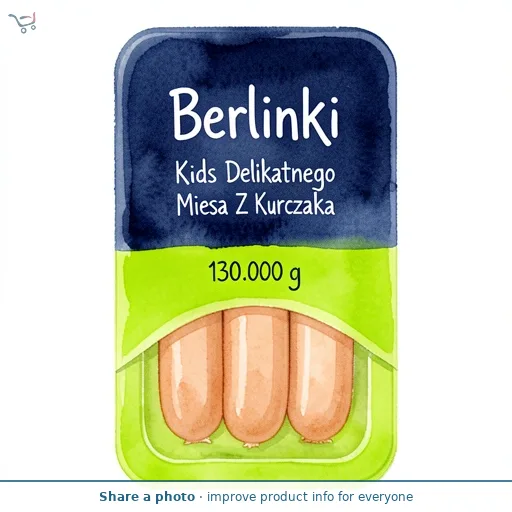Berlinki Kids Delikatnego Miesa Z Kurczaka
