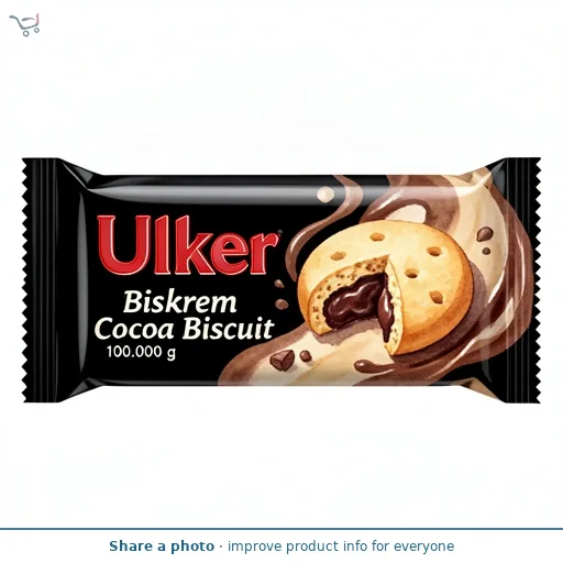 Ulker Biskrem Cocoa Biscuit