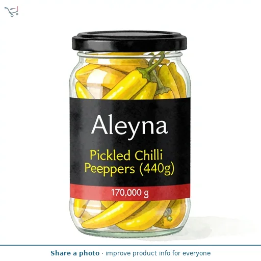 Aleyna Pickled Chilli Peppers (440g)
