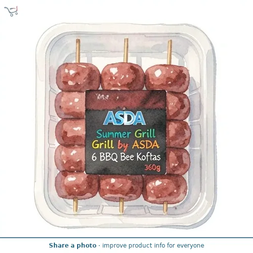Summer Grill by ASDA 6 BBQ Beef Koftas 360g