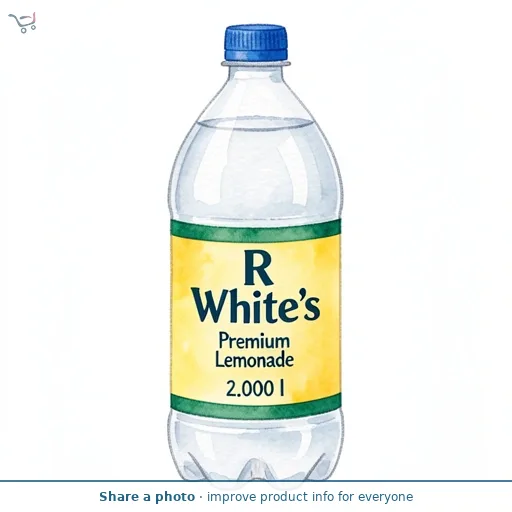R Whites Premium Lemonade 2L