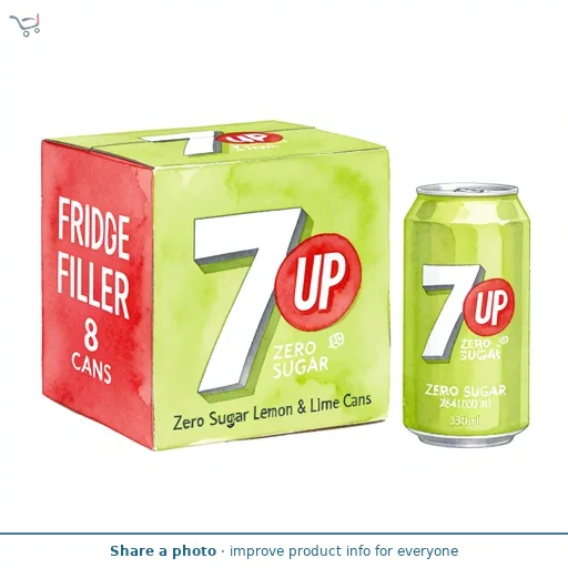 7UP Zero Sugar Lemon & Lime Cans