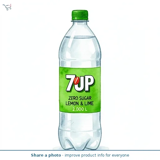7UP Zero Sugar Lemon & Lime Bottle