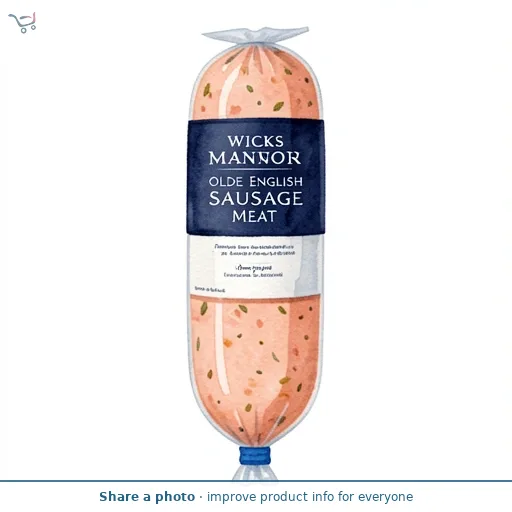 Wicks Manor Olde English Sausage Meat