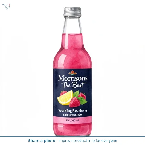 Morrisons The Best Sparkling Raspberry Lemonade 750ml