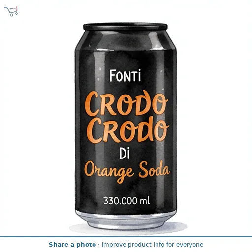 Crodo Orange Soda 