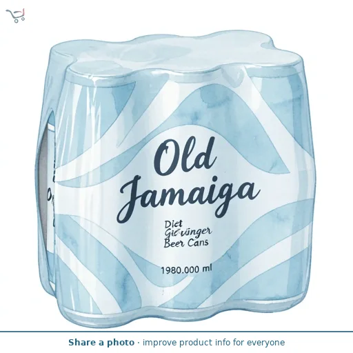 Old Jamaica Diet Ginger Beer Cans