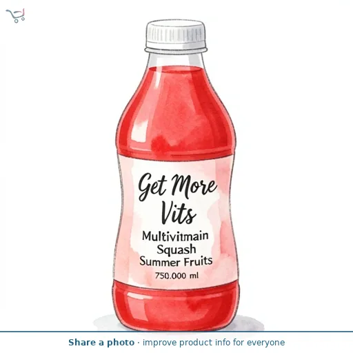 Get More Vits Multivitamin Squash Summer Fruits 750ml