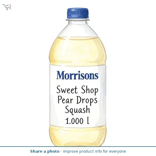 Morrisons Sweet Shop Pear Drops Squash