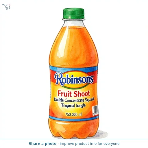 Fruit Shoot Double Concentrate Squash Tropical Jungle 750ml