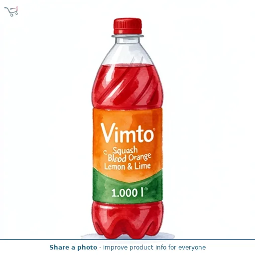 Vimto Squash Blood Orange Lemon & Lime 