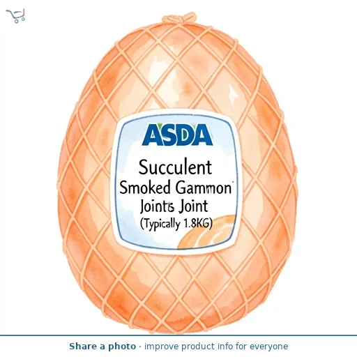 ASDA Succulent Smoked Gammon Joint (Typically 1.8KG)
