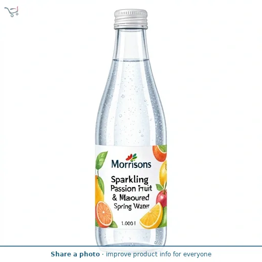 Morrisons Sparkling Passion Fruit & Mango Flavoured Spring Water 