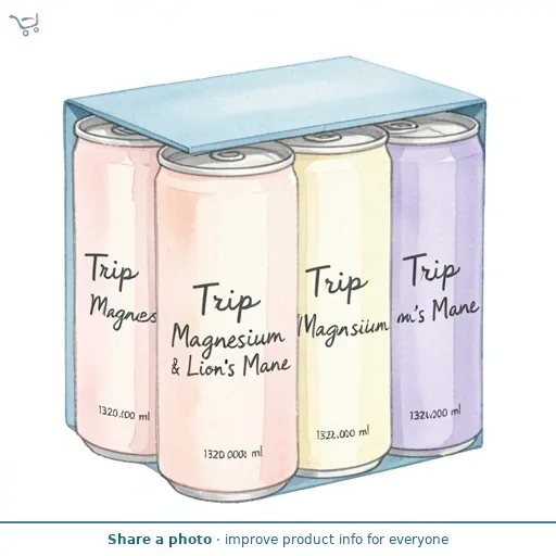 Trip Magnesium & Lion's Mane 4 x 330ml