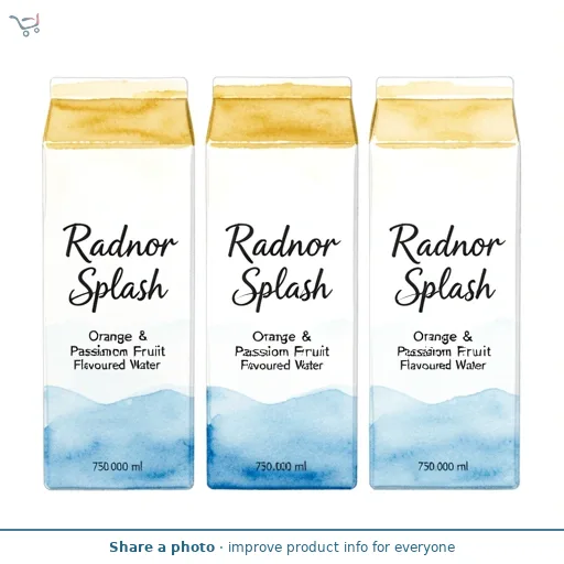 Radnor Splash Orange & Passion Fruit Flavoured Water