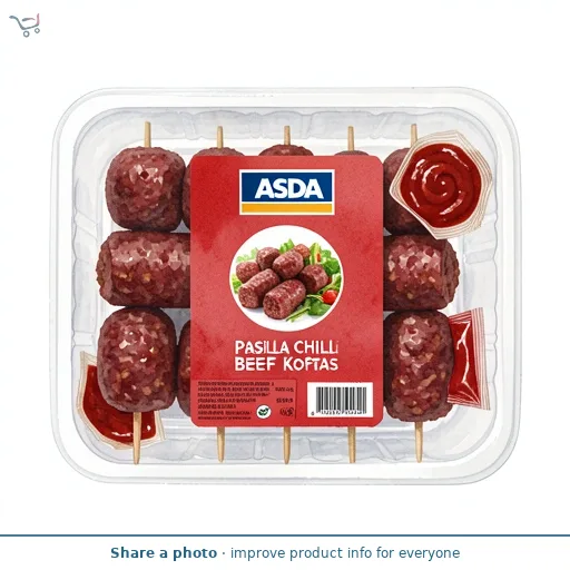 ASDA Fruity Mexican Style Pasilla Chilli Beef Koftas