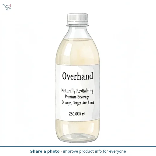 Overhang Naturally Revitalising Premium Beverage Orange, Ginger And Lime