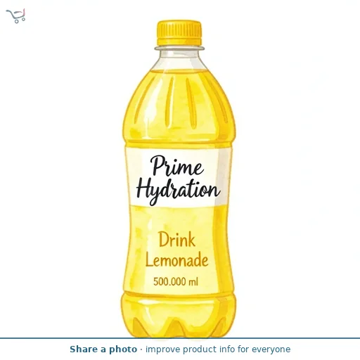 Prime Hydration Drink Lemonade 