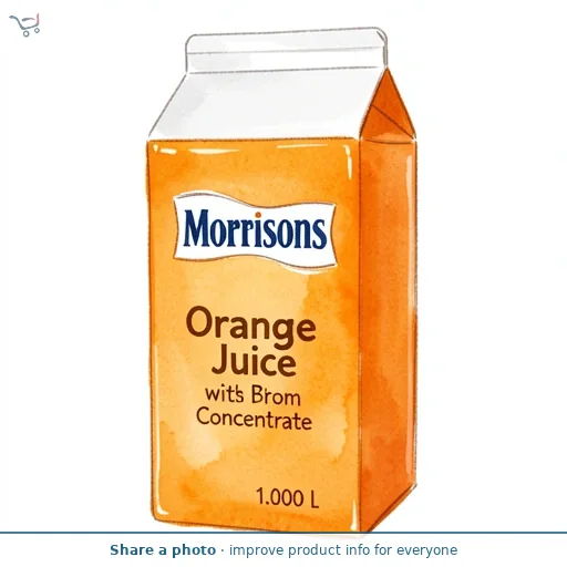 Morrisons Orange Juice with Bits From Concentrate