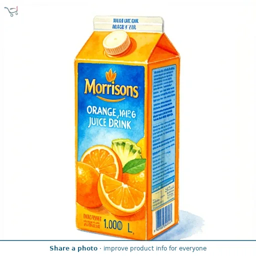 Morrisons Orange, Mango & Pineapple Juice Drink
