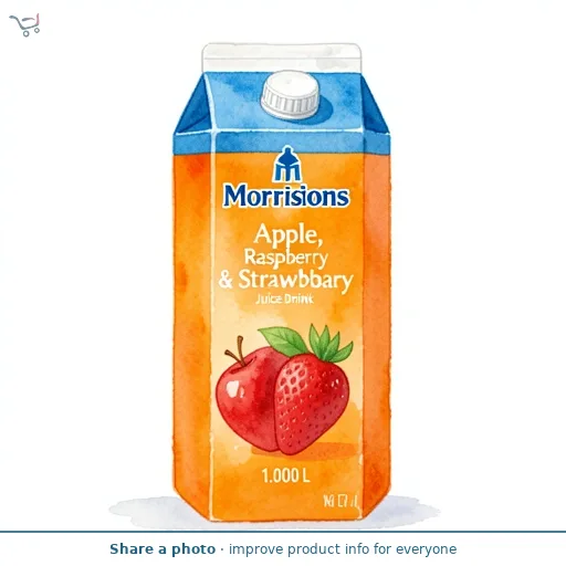 Morrisons Apple, Raspberry & Strawberry Juice Drink