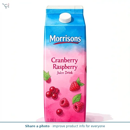 Morrisons Cranberry & Raspberry Juice Drink