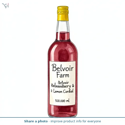 Belvoir Raspberry & Lemon Cordial 
