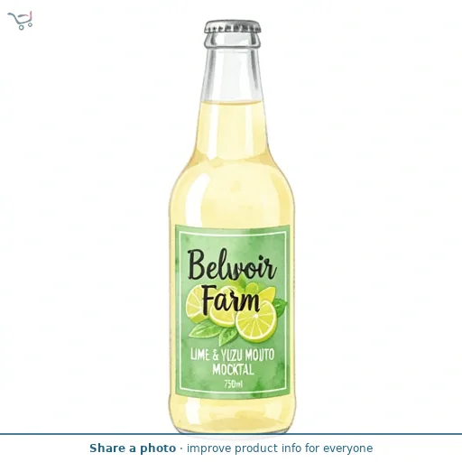 Belvoir Farm Lime & Yuzu Mojito Mocktail 