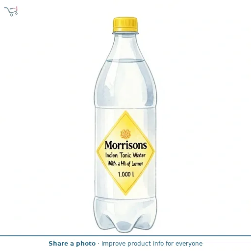 Morrisons Indian Tonic Water With a Hint of Lemon