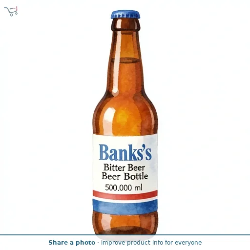 Banks's Bitter Beer Bottle