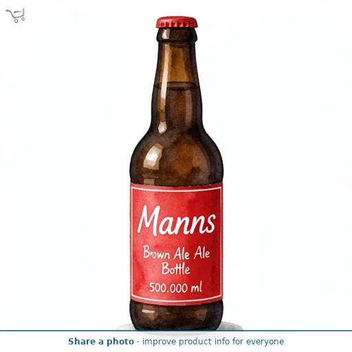Manns Brown Ale Bottle