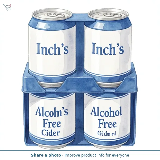 Inch's Alcohol Free Cider 4x440ml